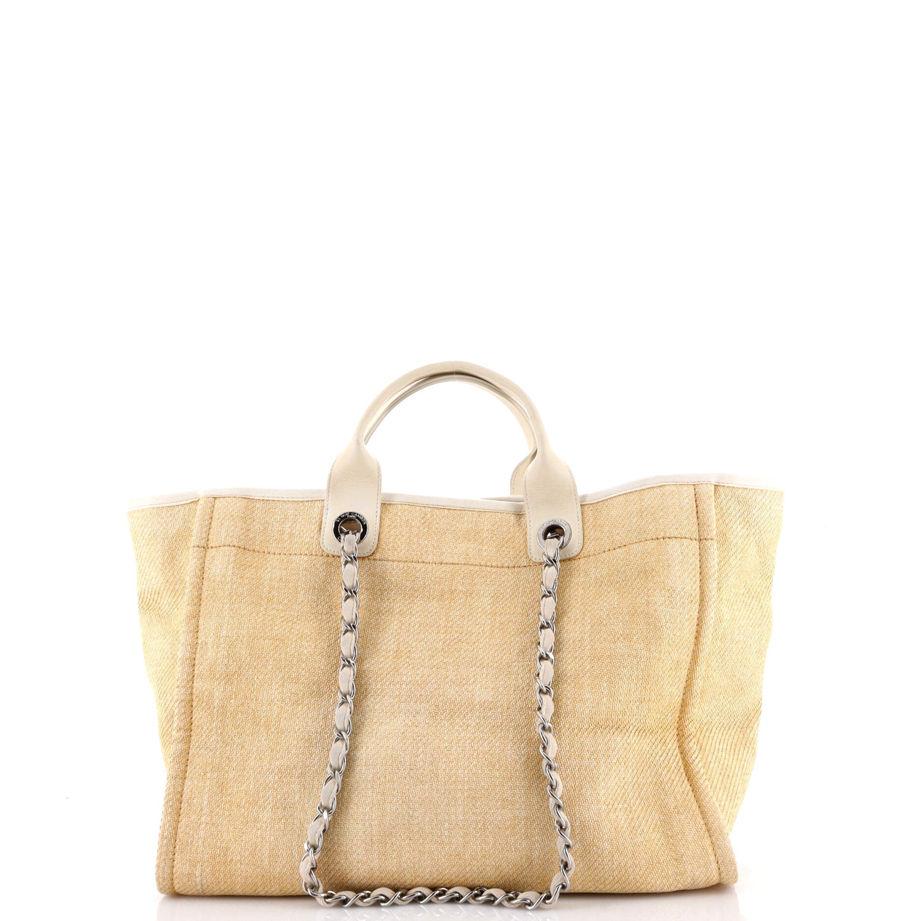 Chanel Deauville Tote Raffia Medium