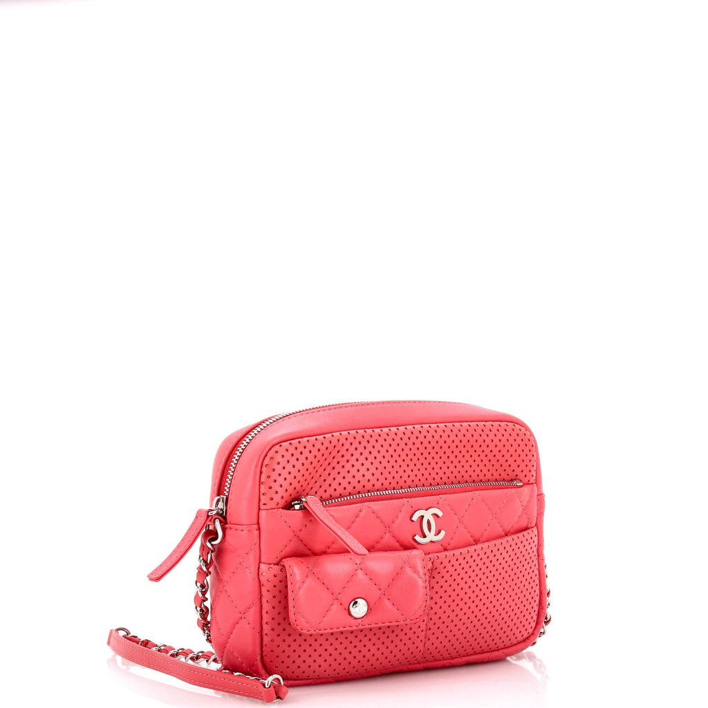 Chanel Ultra Pocket Camera Case Perforated Lambskin Small