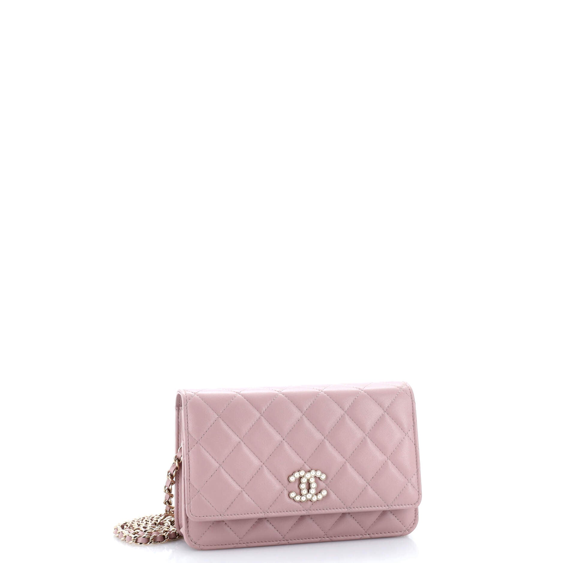 Chanel Coco Candy Wallet on Chain Quilted Caviar