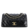 Chanel Soft Elegance Flap Bag Quilted Distressed Calfskin Jumbo