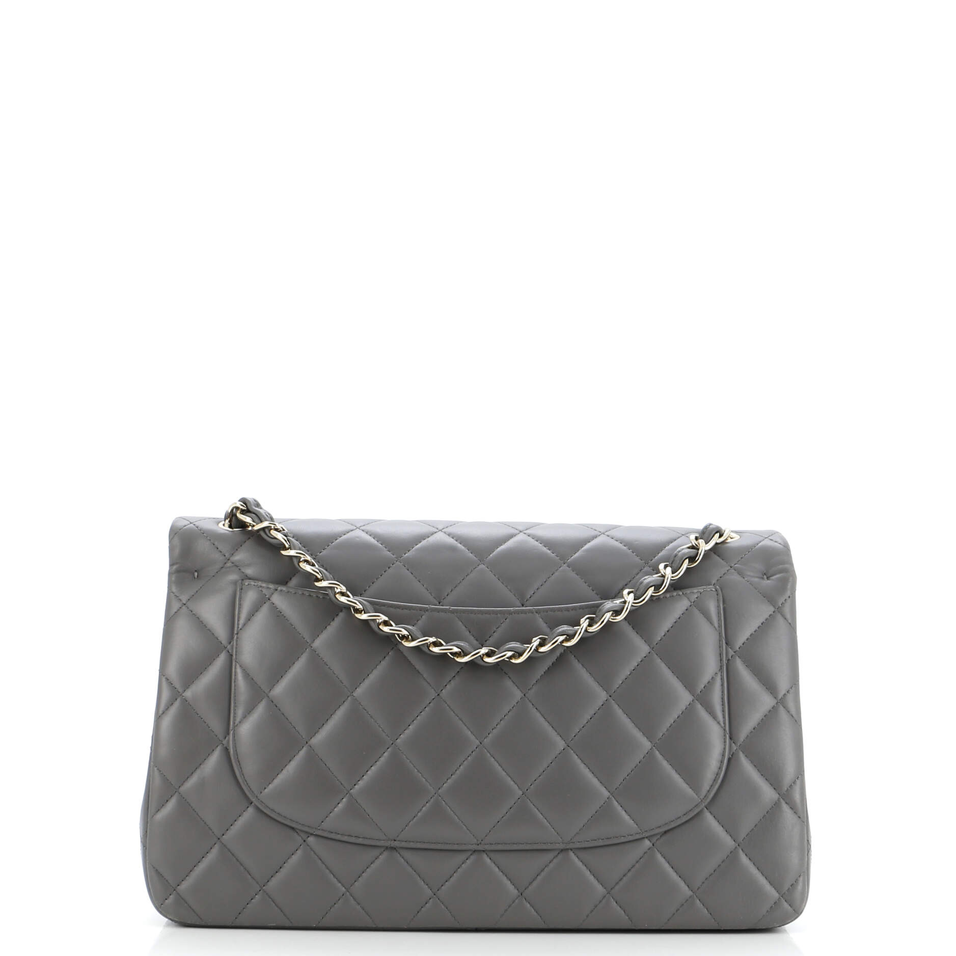 Chanel Classic Double Flap Bag Quilted Lambskin Jumbo