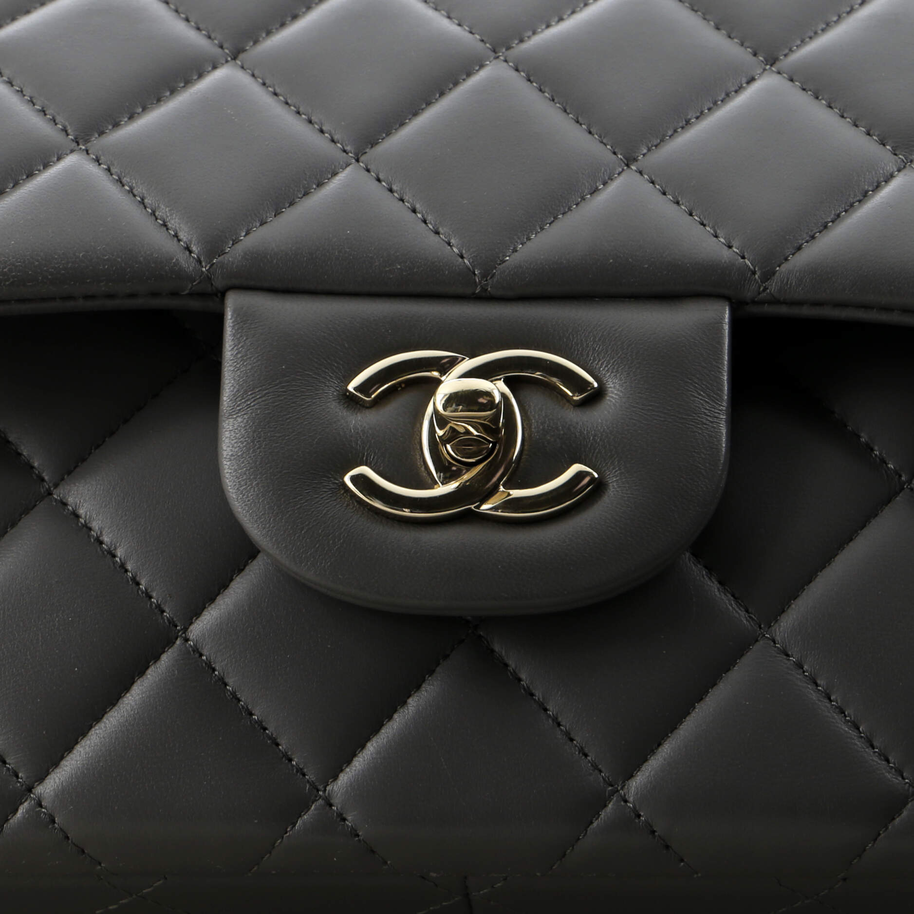 Chanel Classic Double Flap Bag Quilted Lambskin Jumbo