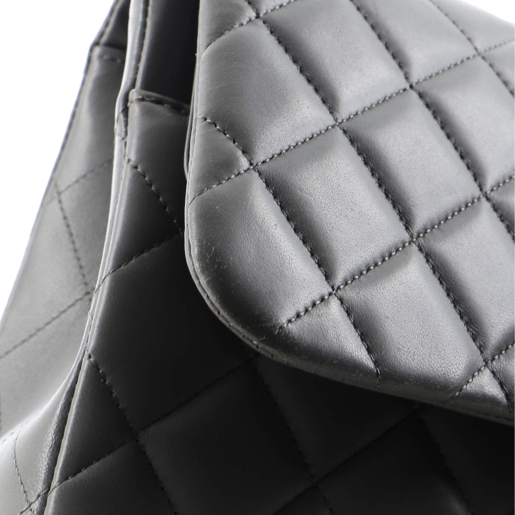 Chanel Classic Double Flap Bag Quilted Lambskin Jumbo