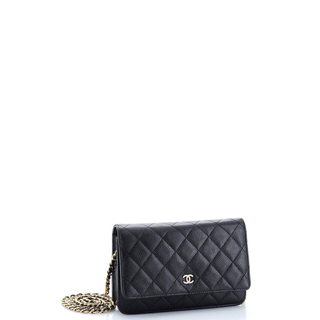 Chanel Wallet on Chain Quilted Caviar
