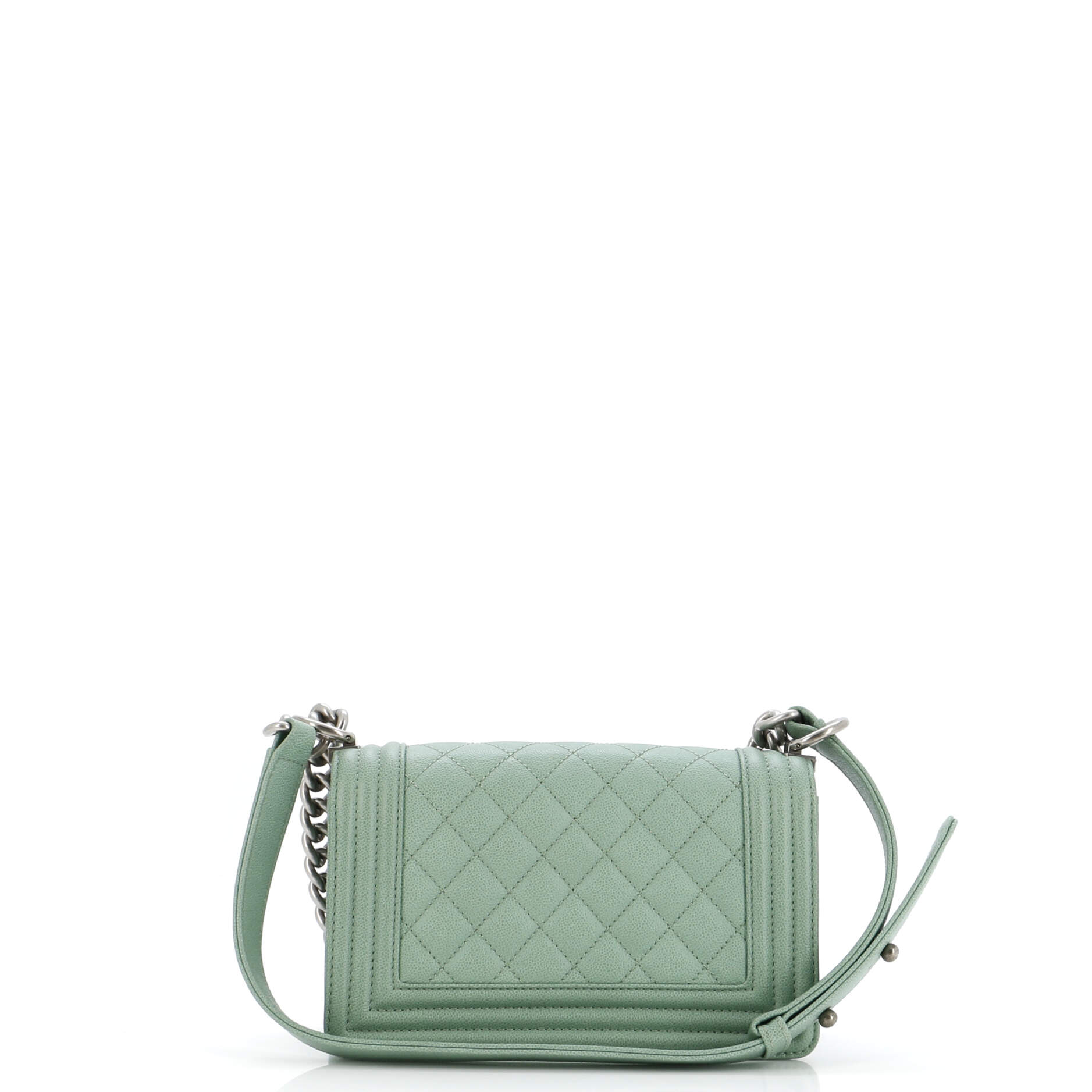 Chanel Boy Flap Bag Quilted Caviar Small