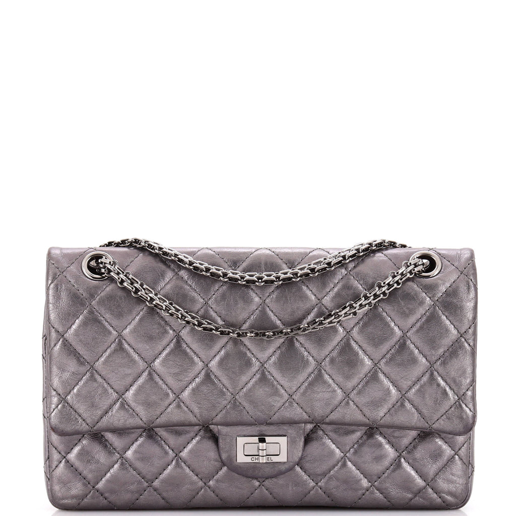 Chanel Reissue 2.55 Flap Bag Quilted Metallic Aged Calfskin 226