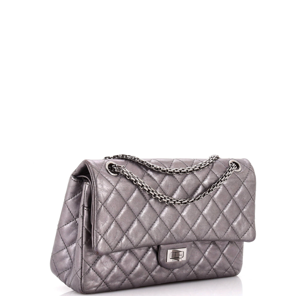 Chanel Reissue 2.55 Flap Bag Quilted Metallic Aged Calfskin 226