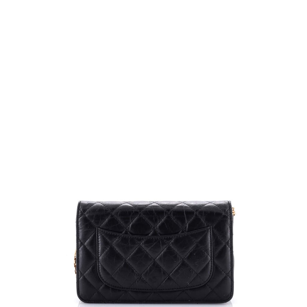 Chanel Reissue 2.55 Wallet on Chain Quilted Aged Calfskin Small