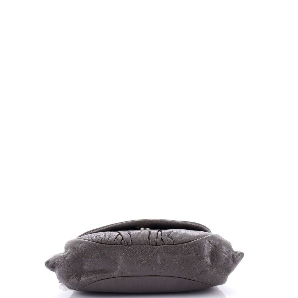 Chanel Half Moon Wallet on Chain Caviar