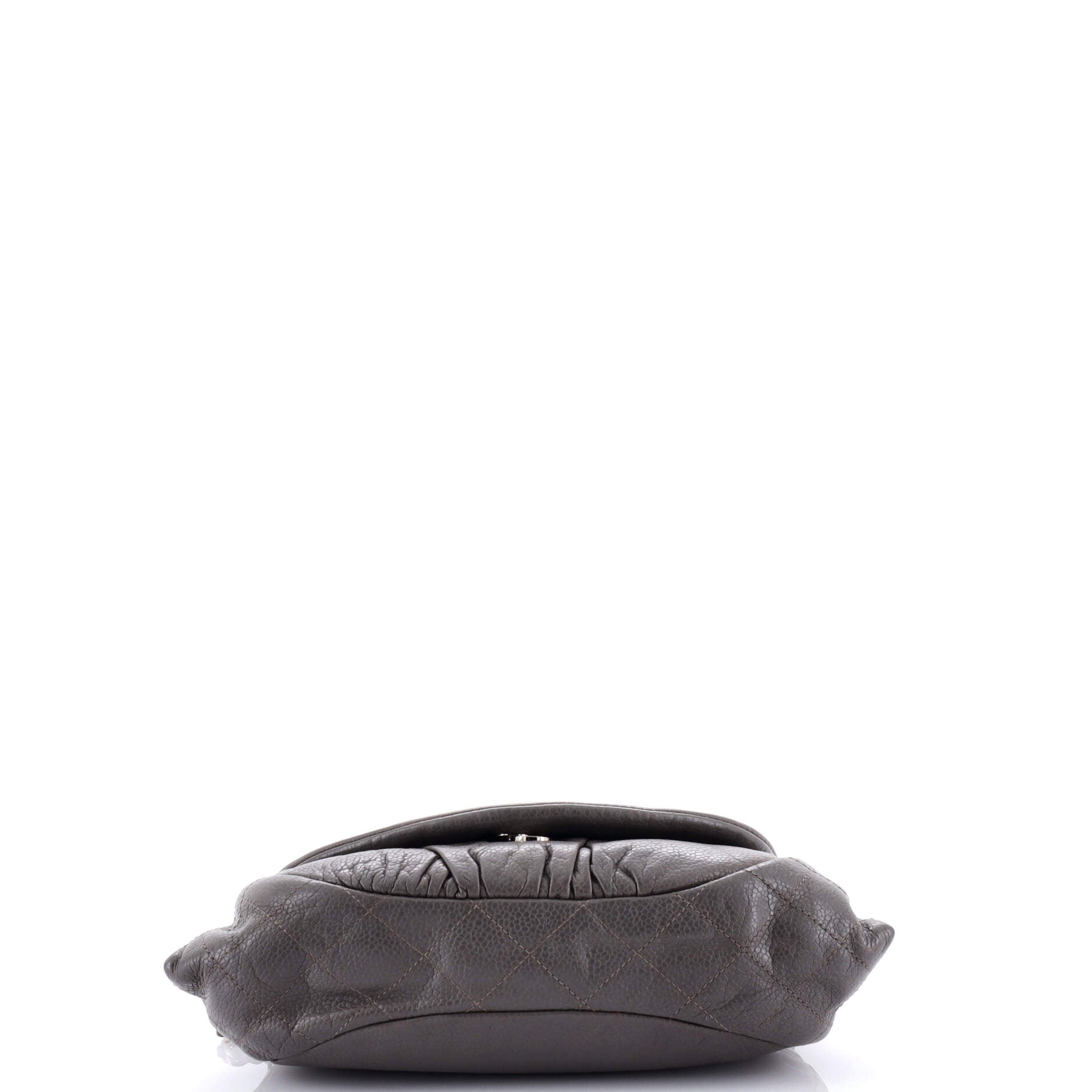 Chanel Half Moon Wallet on Chain Caviar