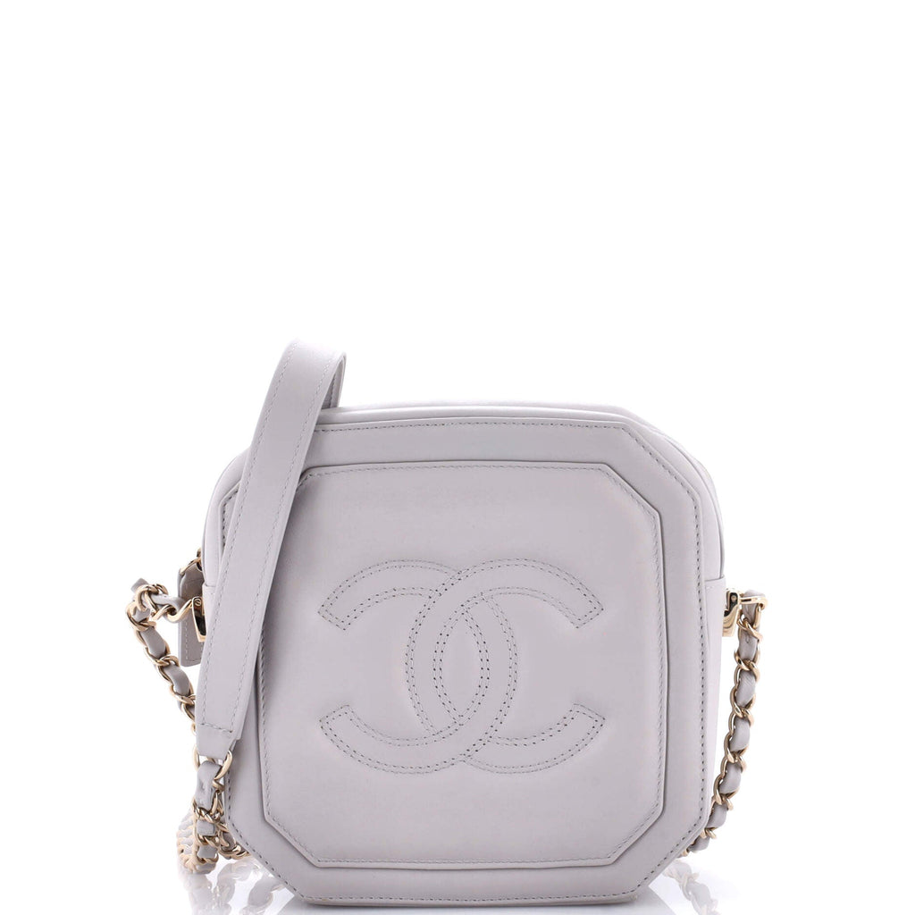 Chanel Timeless CC Octagon Camera Case Quilted Lambskin Mini