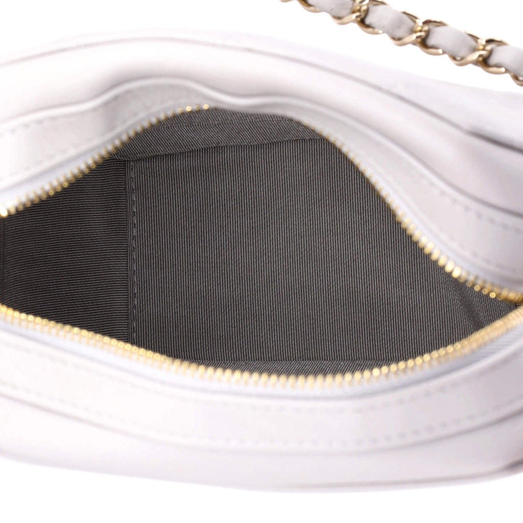 Chanel Timeless CC Octagon Camera Case Quilted Lambskin Mini