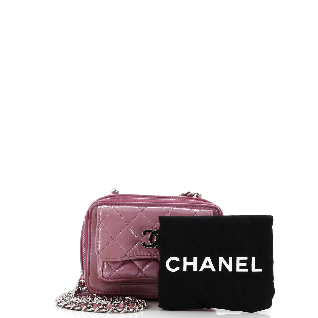 Chanel Pocket Box Camera Case Quilted  Mini
