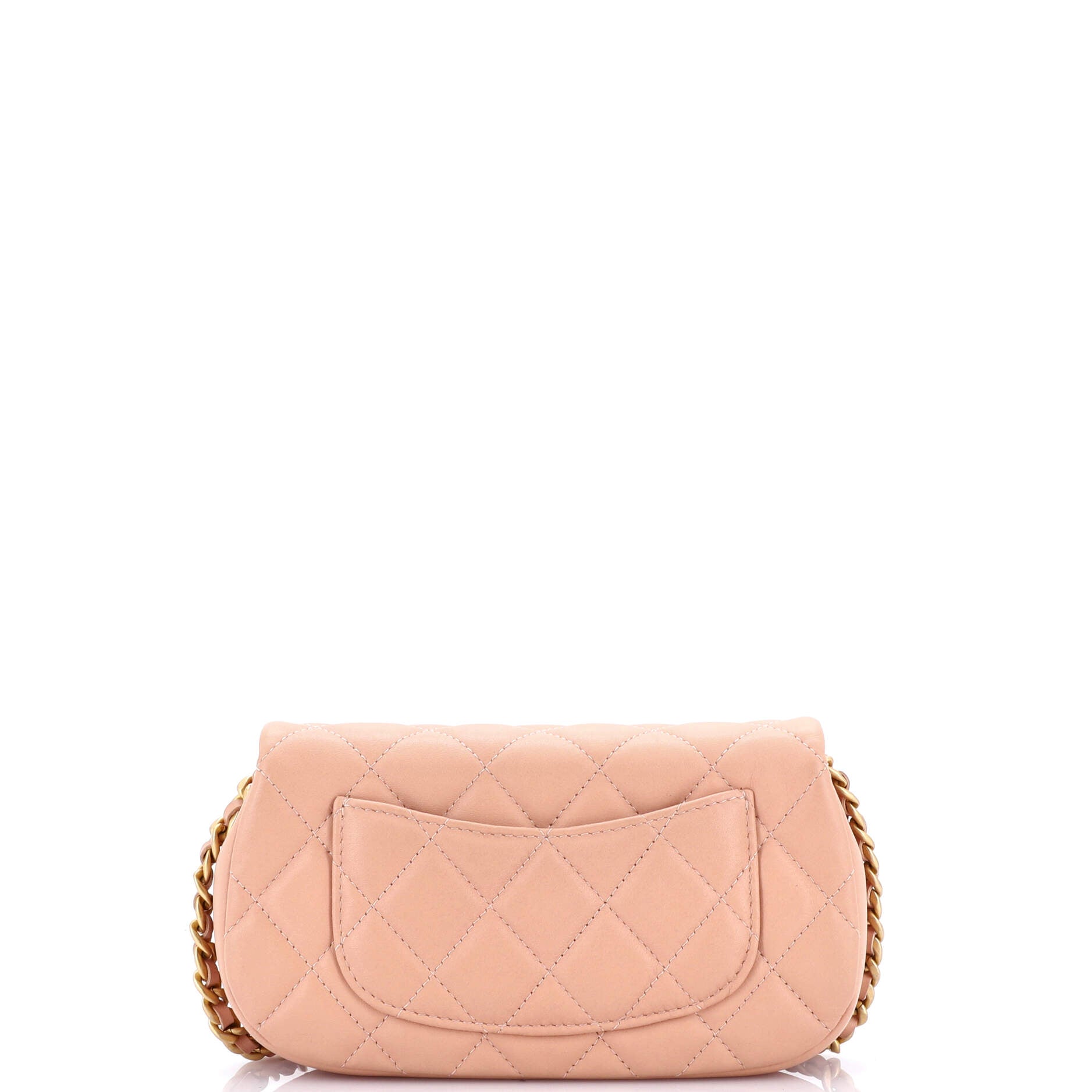 Chanel Coco Mail Clutch with Chain Quilted Calfskin