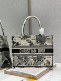 Dior MeDiorum Book Tote Bag, Black/White, For Women Women’s Handbags, Shoulder Bags, 36cm CD M1296ZRHZ_M941