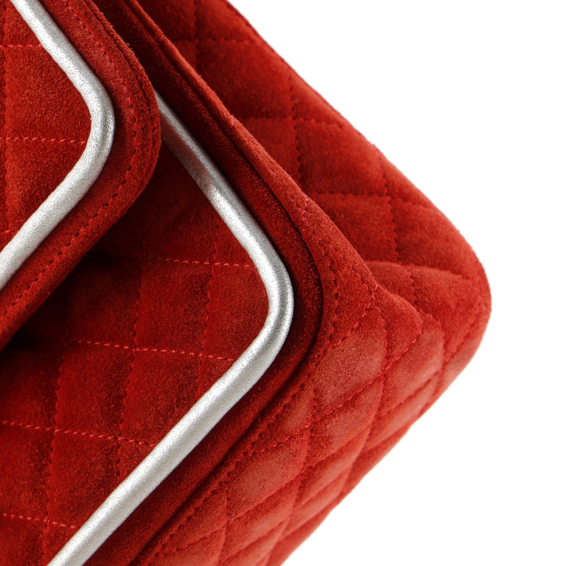 Chanel Reissue 2.55 Flap Bag Quilted Suede with Metallic Calfskin 225