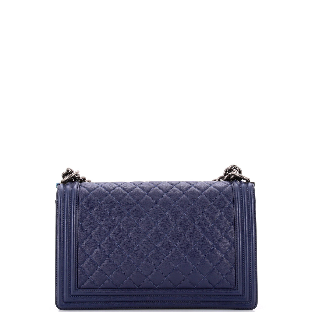 Chanel Boy Flap Bag Quilted Calfskin New Medium