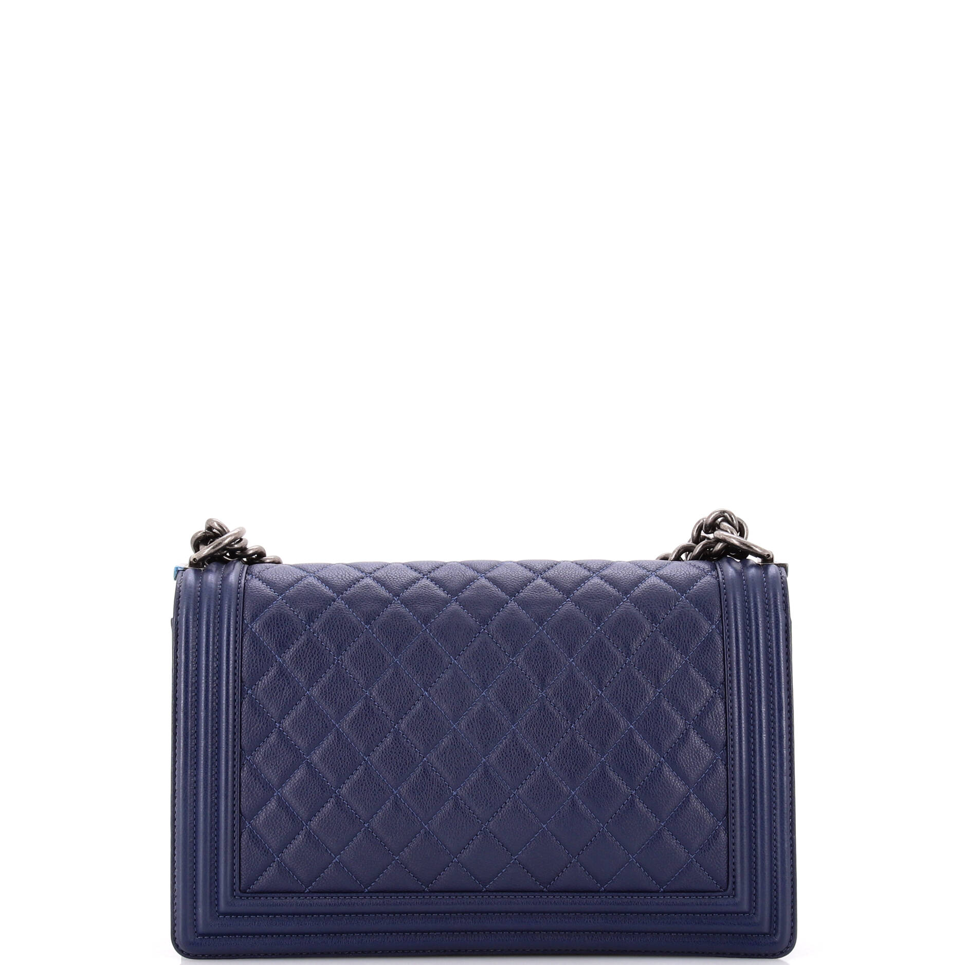 Chanel Boy Flap Bag Quilted Calfskin New Medium