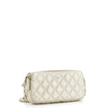 Chanel Double Zip Clutch with Chain Quilted Caviar