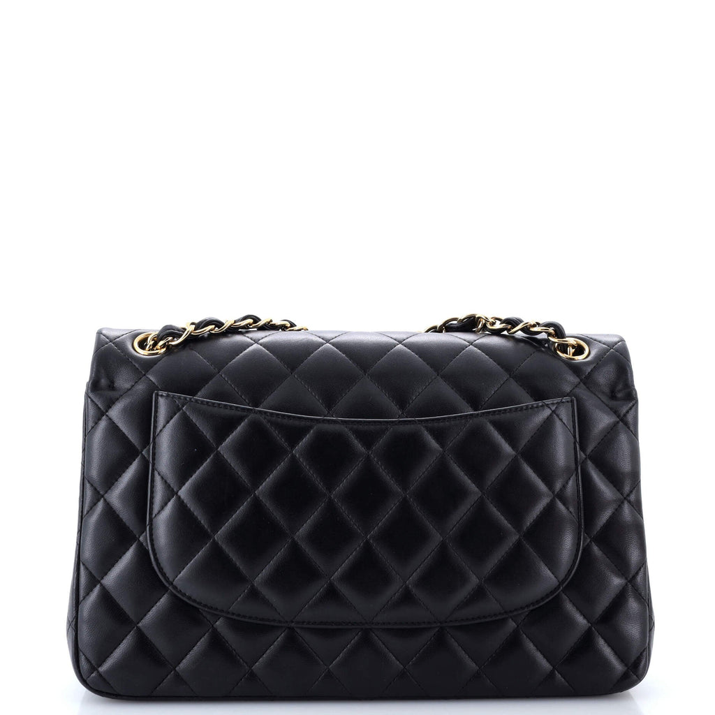Chanel Classic Double Flap Bag Quilted Lambskin Jumbo