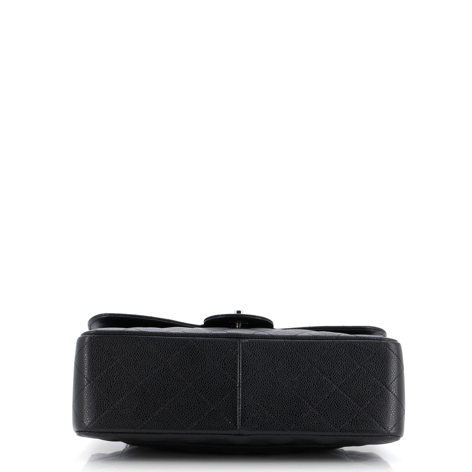 Chanel Classic Double Flap Bag Quilted Caviar Jumbo