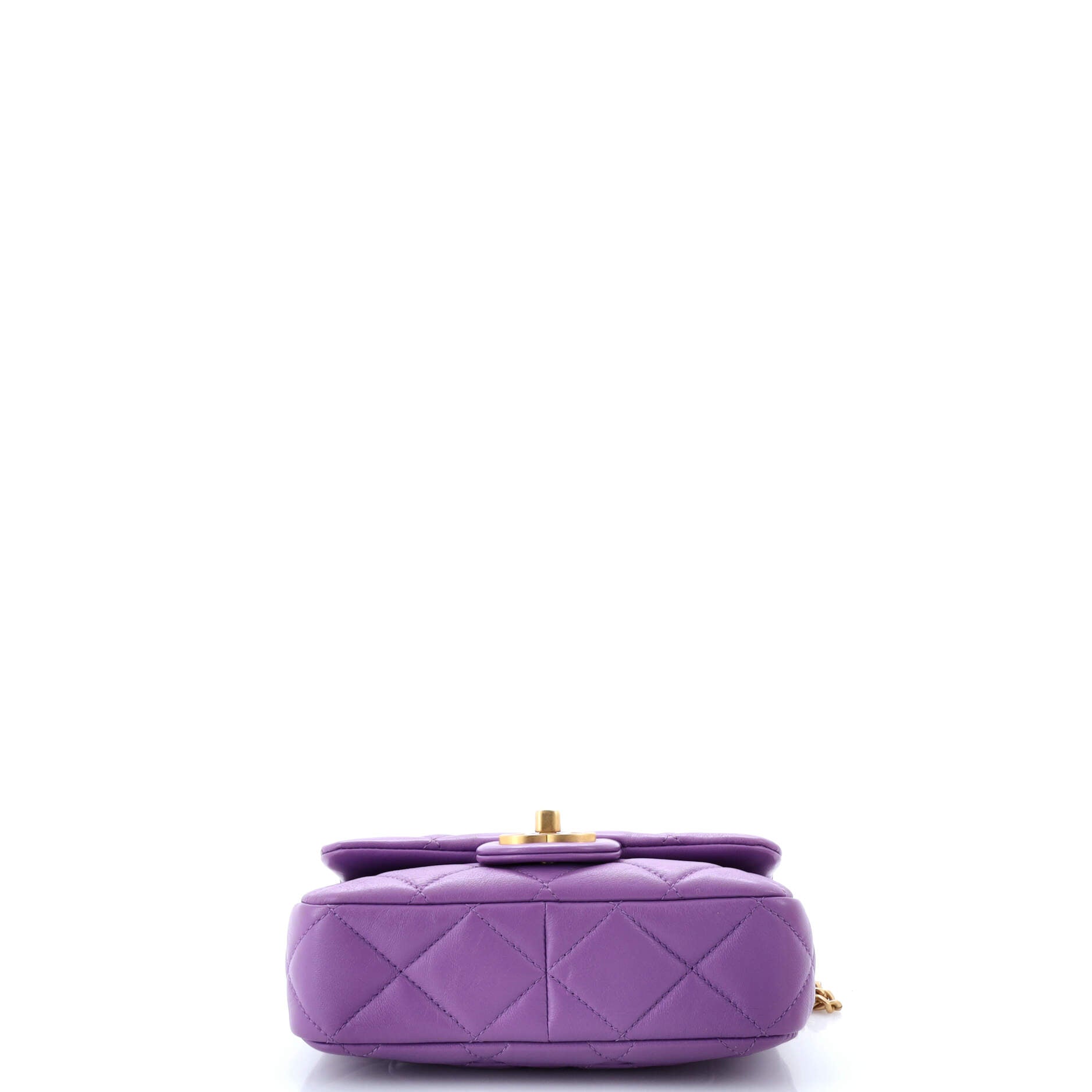 Chanel Pending CC Square Flap Bag Quilted Lambskin Mini