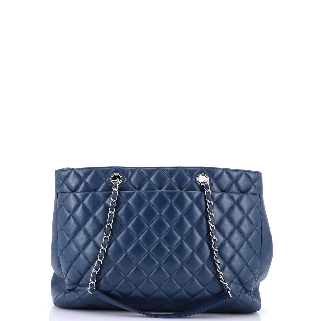 Chanel Classic CC Shopping Tote Quilted Calfskin Large