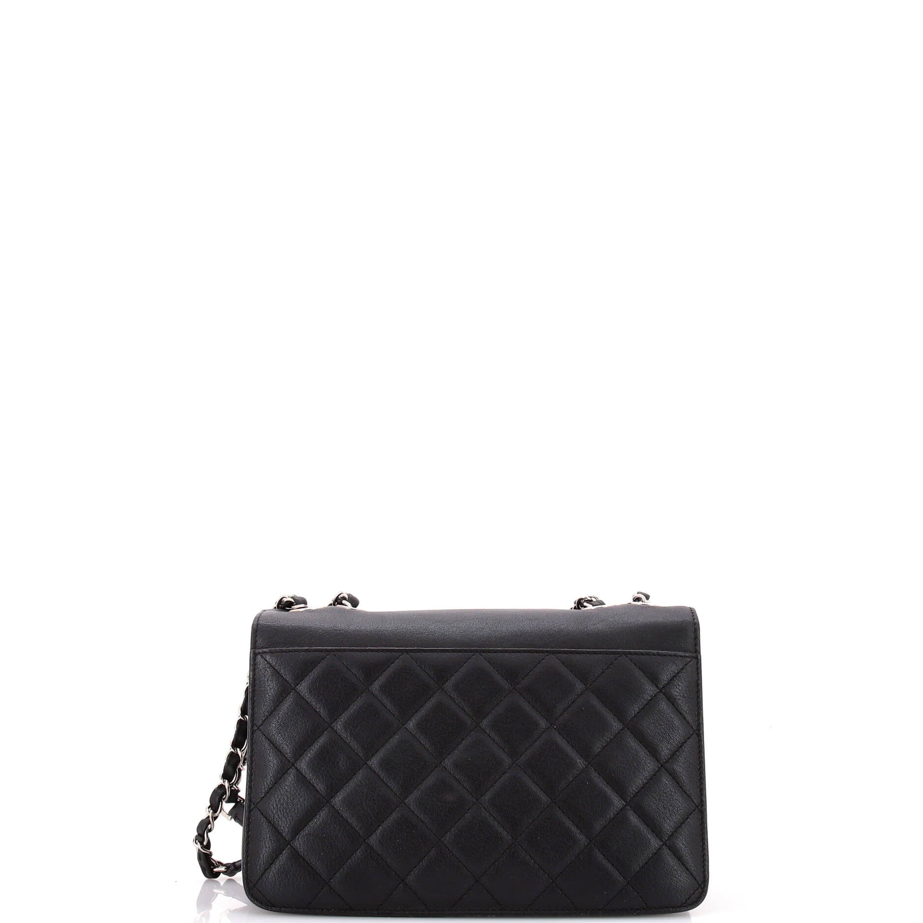 Chanel CC Box Flap Bag Quilted Calfskin Small