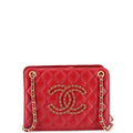 Chanel Once Upon a Time Chain CC Accordion Tote Quilted Calfskin Small