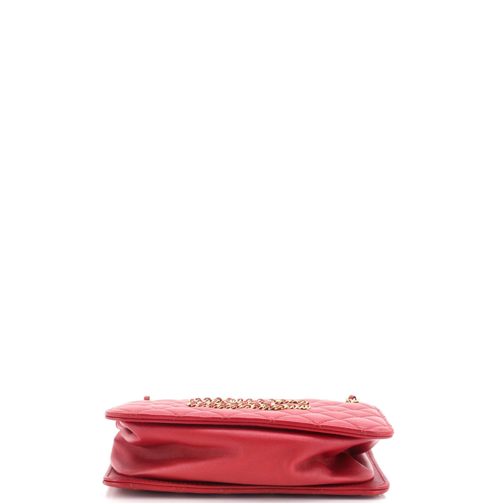 Chanel Once Upon a Time Chain CC Accordion Tote Quilted Calfskin Small