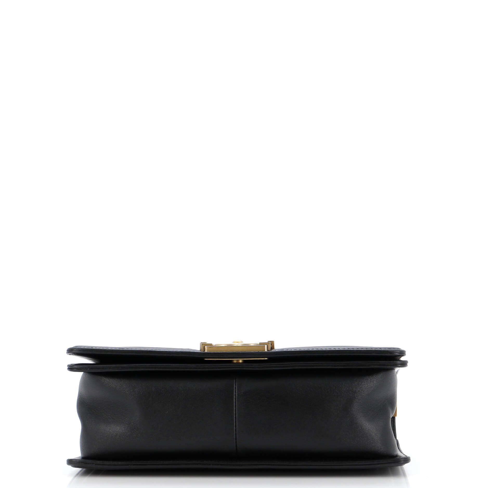 Chanel Boy Flap Bag Quilted Lambskin Old Medium