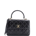 Chanel Trendy CC Top Handle Bag Quilted Lambskin Small