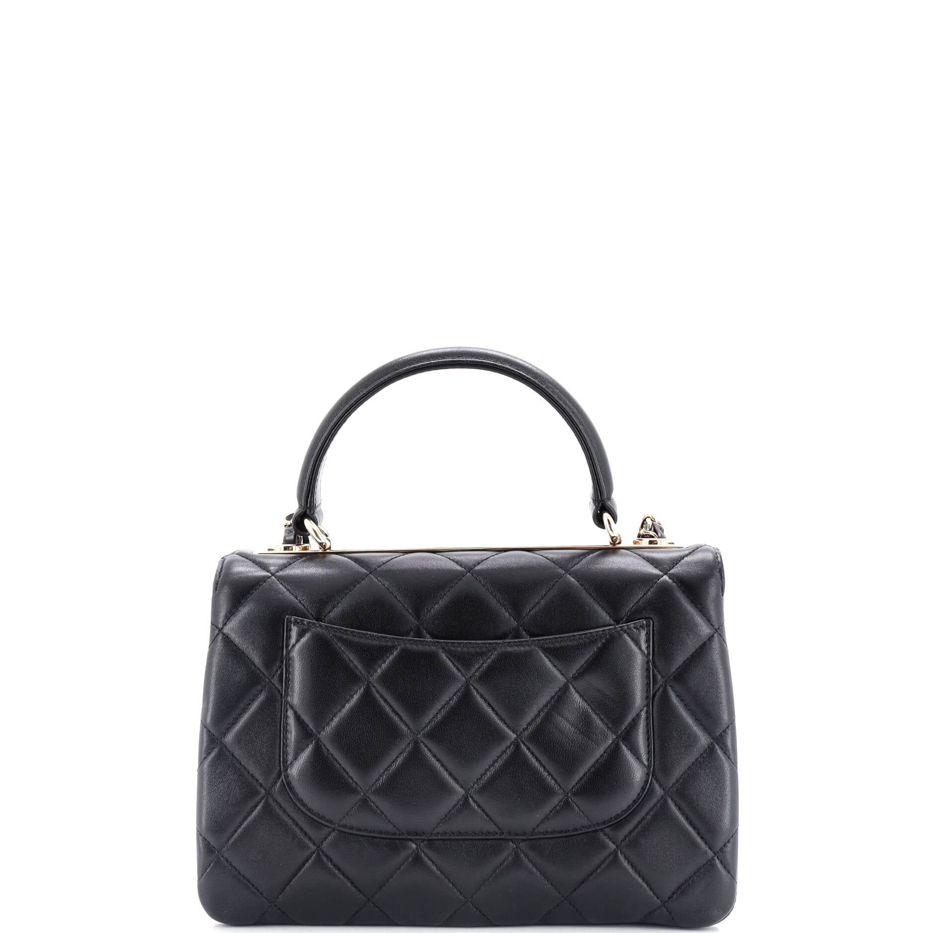Chanel Trendy CC Top Handle Bag Quilted Lambskin Small