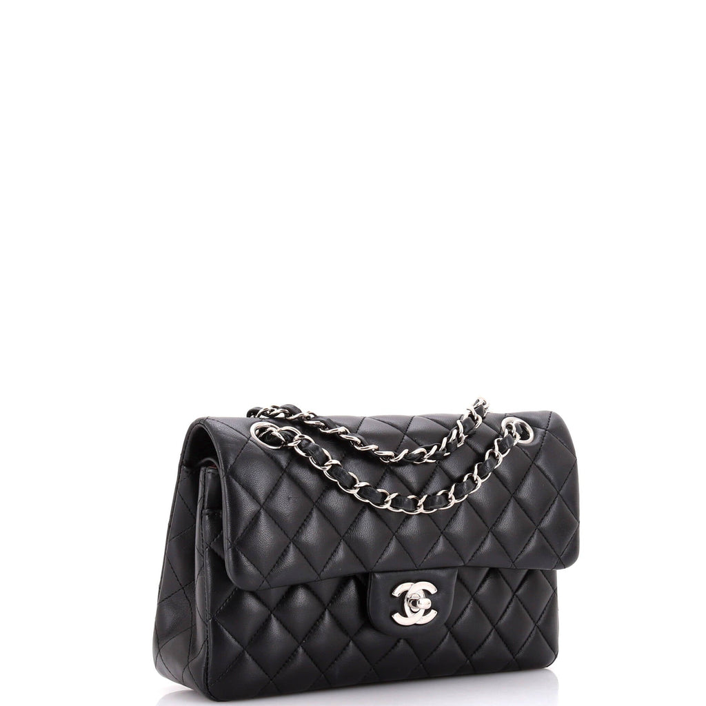 Chanel Classic Double Flap Bag Quilted Lambskin Small