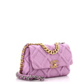 Chanel 19 Flap Bag Quilted Jersey Medium