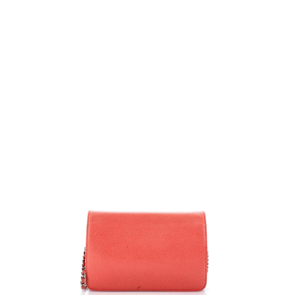 Chanel Timeless Wallet on Chain Caviar