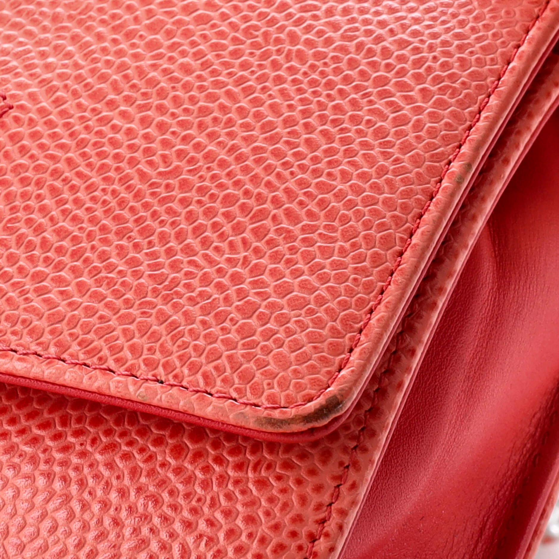 Chanel Timeless Wallet on Chain Caviar