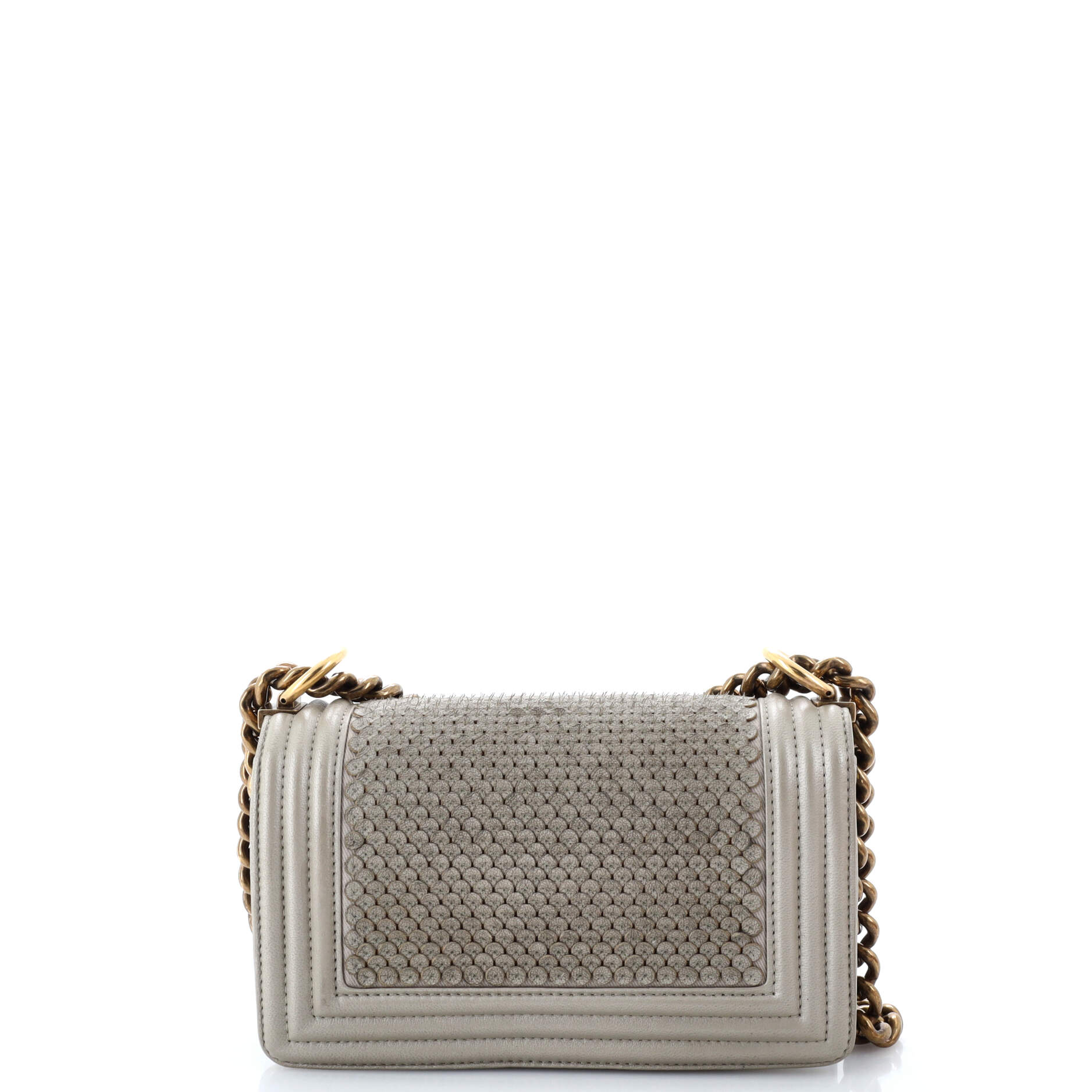 Chanel Boy Flap Bag Scaled Lambskin Small