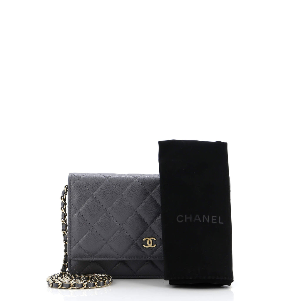 Chanel Wallet on Chain Quilted Caviar