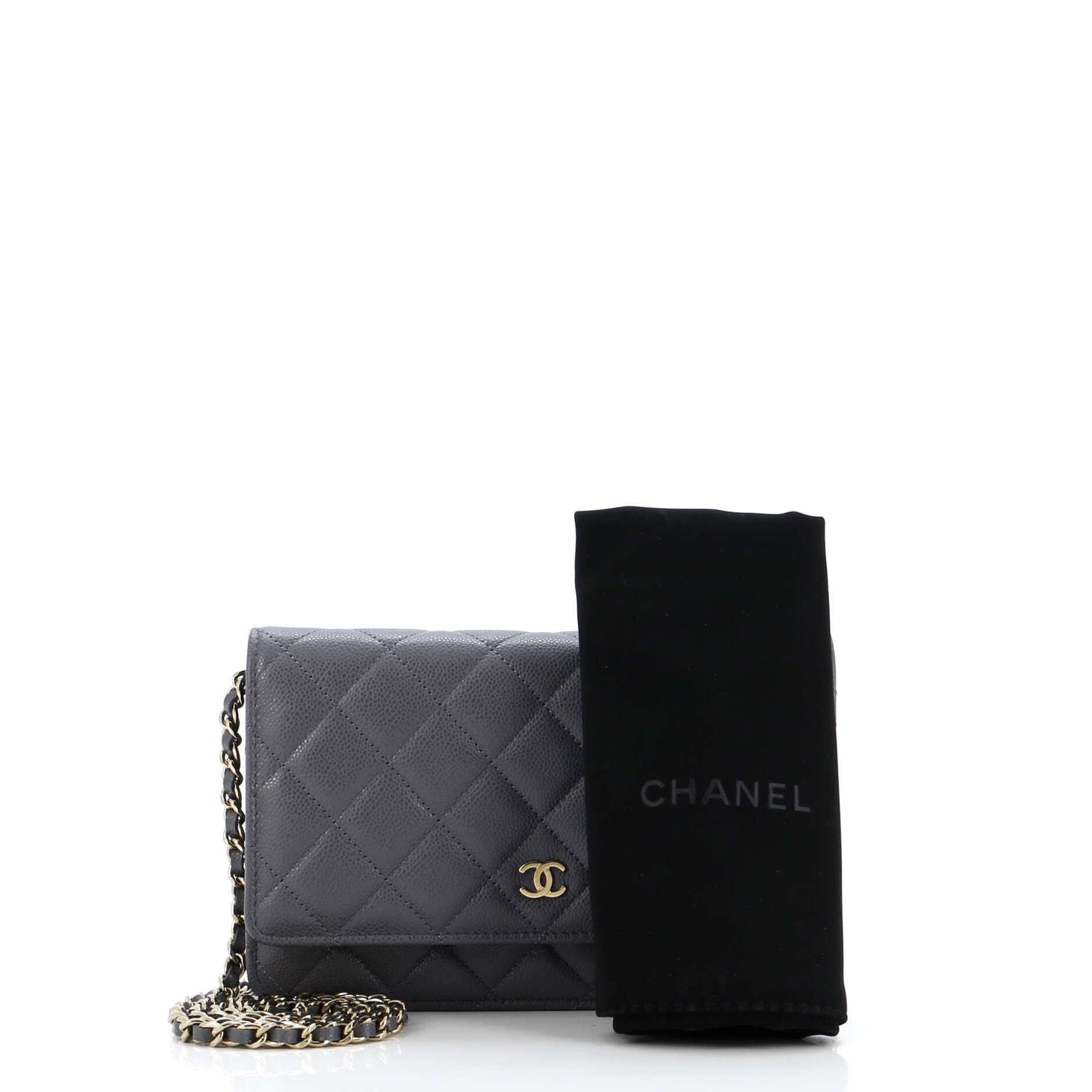 Chanel Wallet on Chain Quilted Caviar