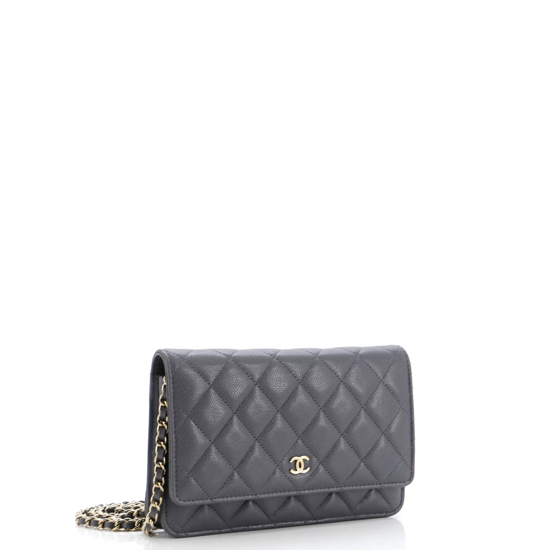Chanel Wallet on Chain Quilted Caviar