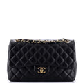 Chanel Classic Single Flap Bag Quilted Lambskin Jumbo