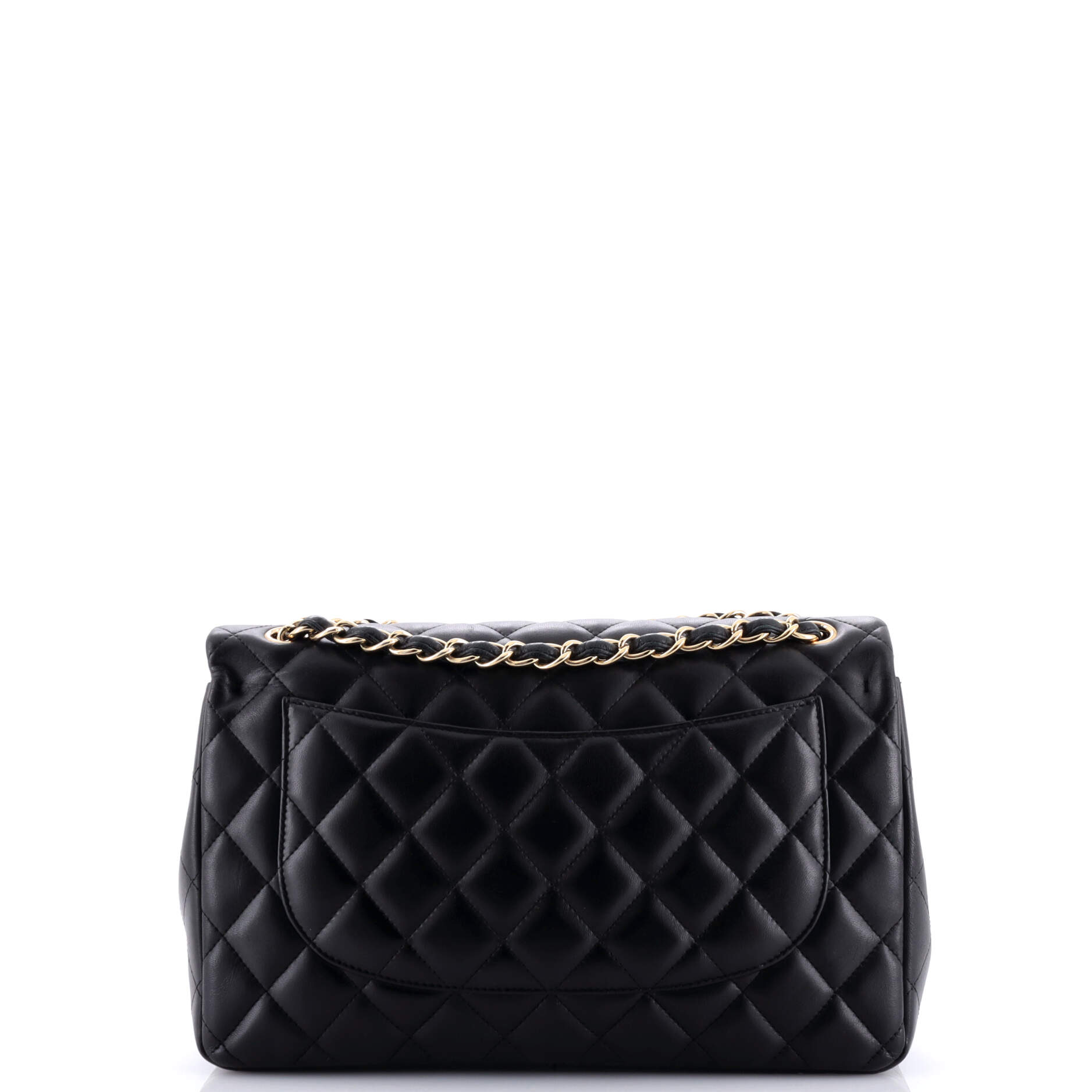 Chanel Classic Single Flap Bag Quilted Lambskin Jumbo