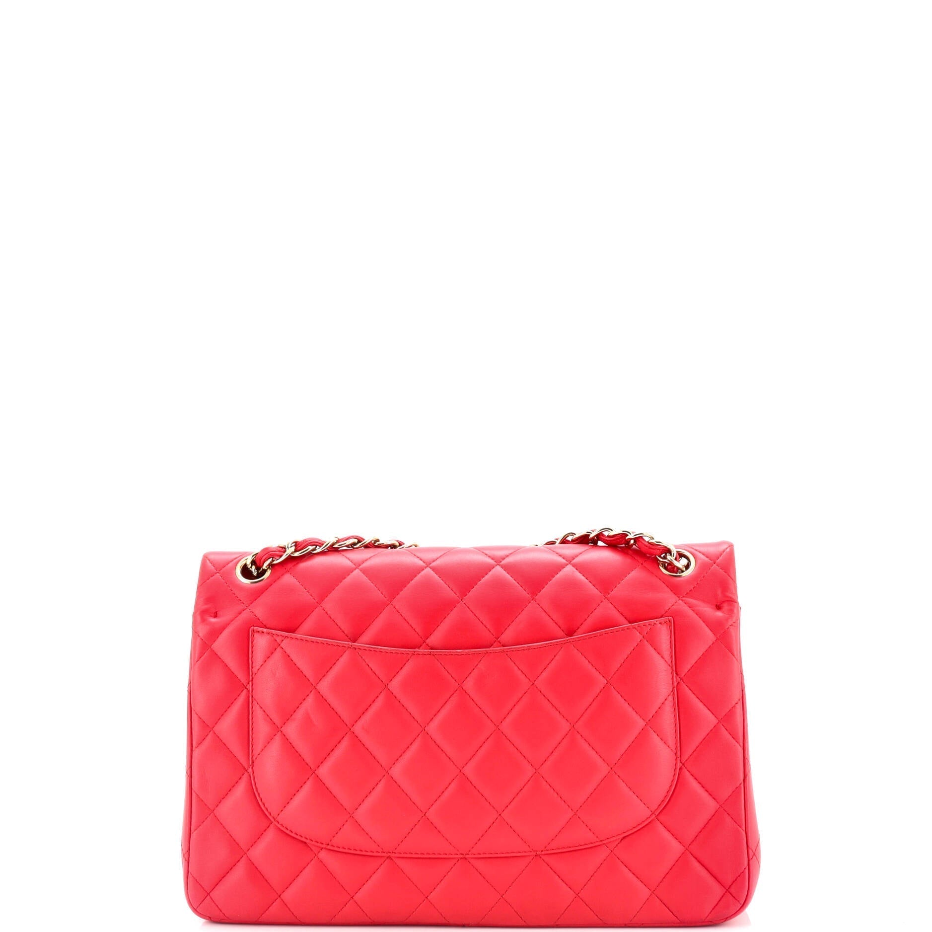 Chanel Classic Double Flap Bag Quilted Lambskin Jumbo