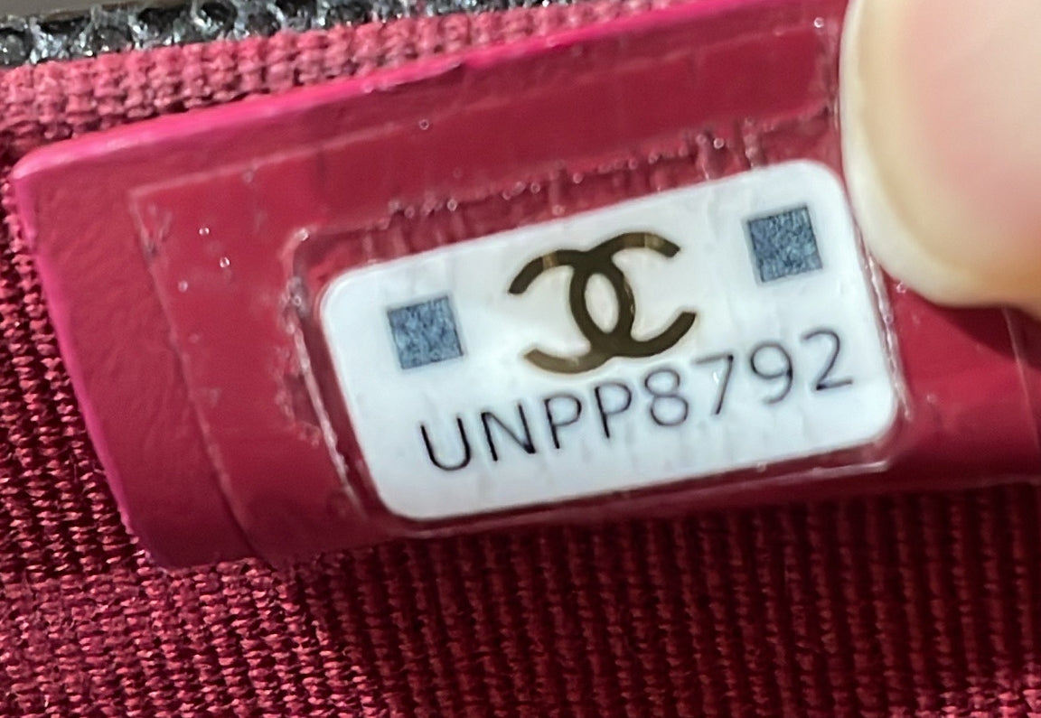 Chanel Twist Your Buttons Flap Clutch with Chain Quilted Caviar