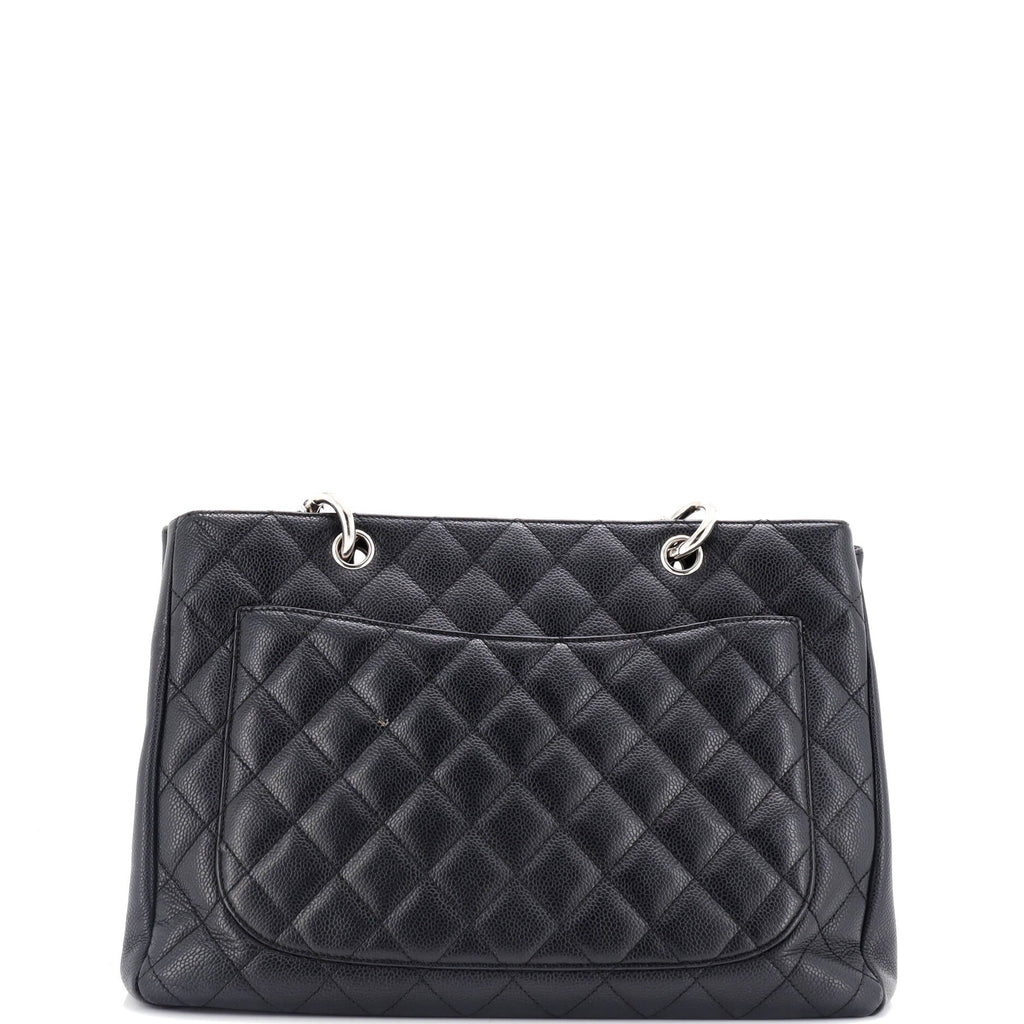 Chanel Grand Shopping Tote Quilted Caviar