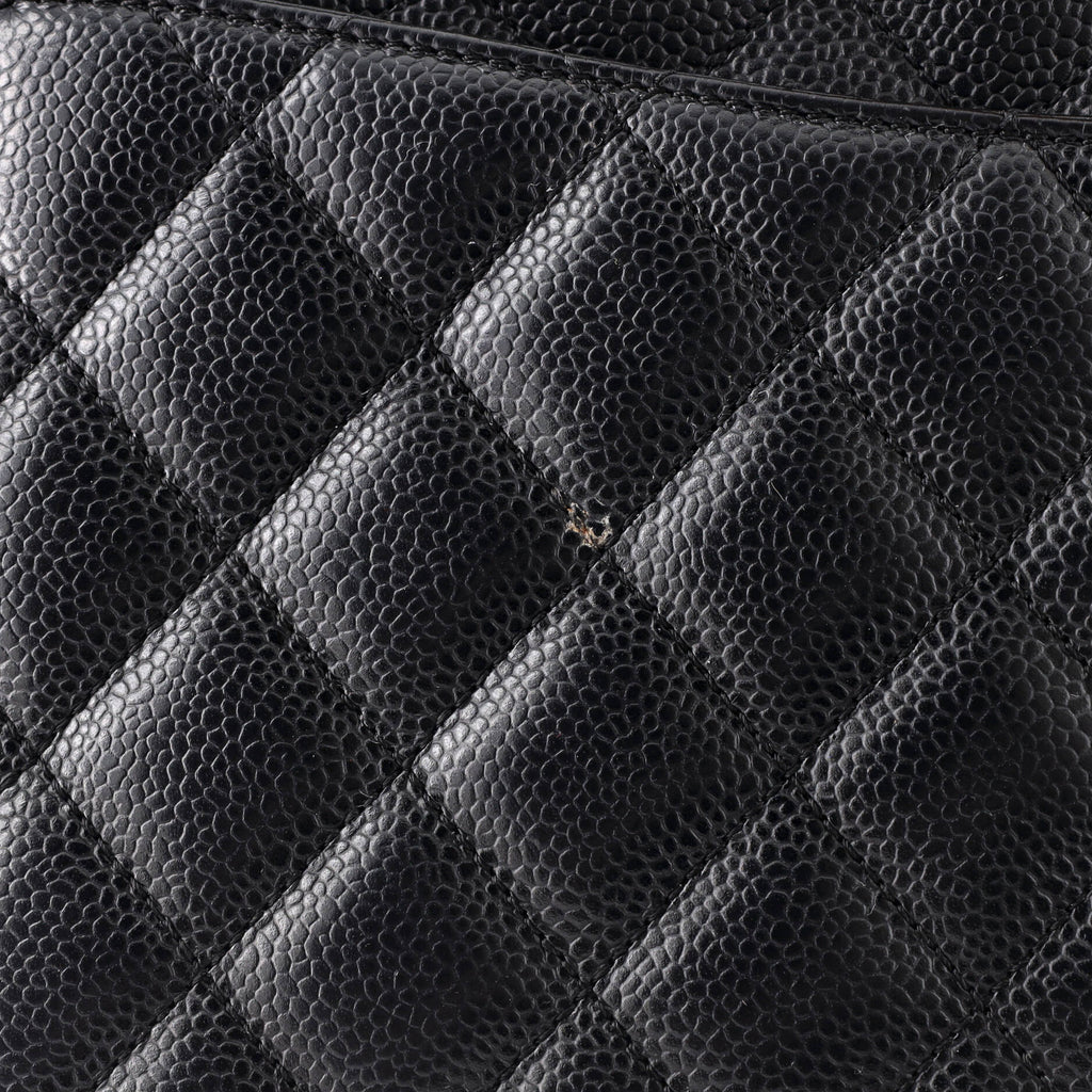 Chanel Grand Shopping Tote Quilted Caviar