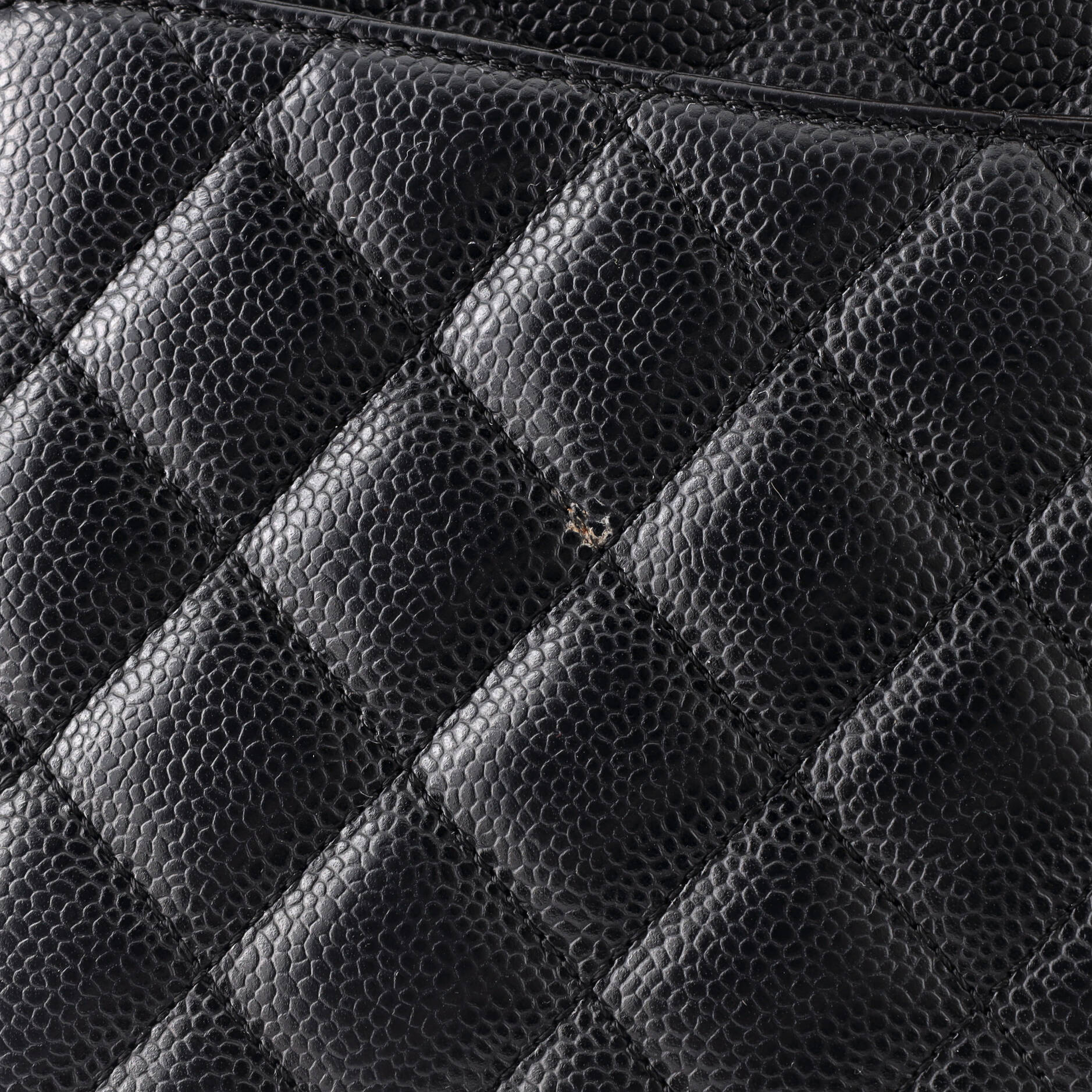 Chanel Grand Shopping Tote Quilted Caviar