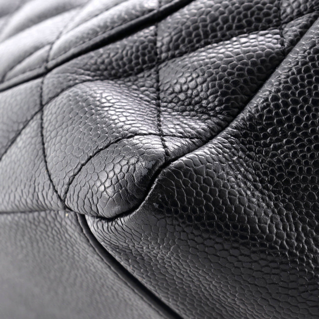 Chanel Grand Shopping Tote Quilted Caviar