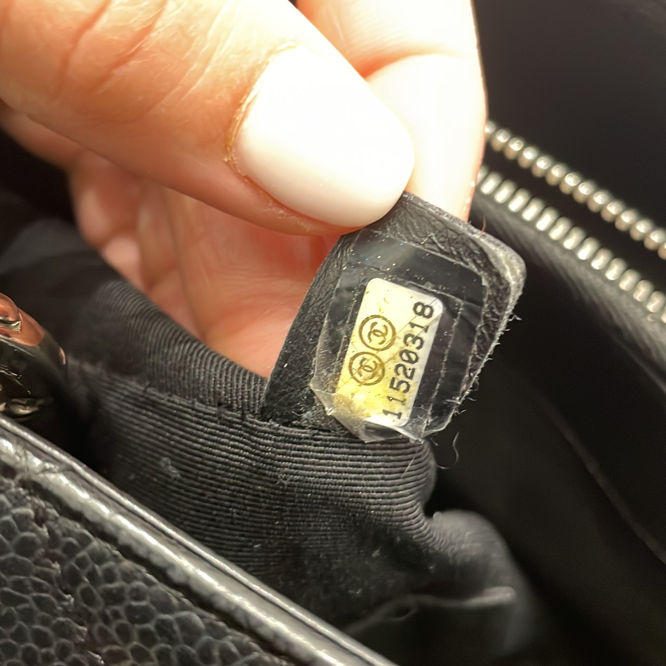 Chanel Grand Shopping Tote Quilted Caviar